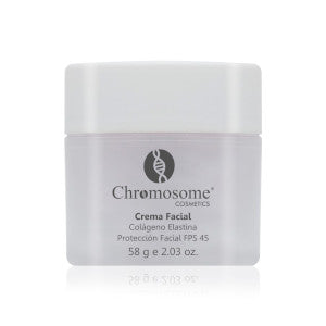 Crema Facial Colageno y Elastina con inhibidor de vello fps 25