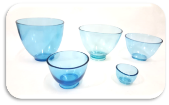 Bowl Mediano para mascarilla plástica Translúcido